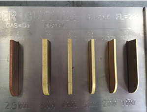 N-light 2500W Fiber Laser Cutting 1-5mm Brass እና 2.5mm Copper Sheet