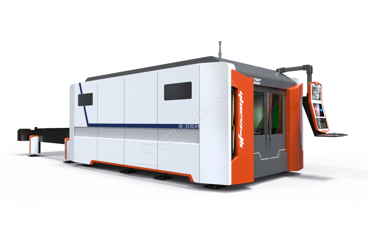 Full Closed Exchange Table Fibre Laser Cutting Machine