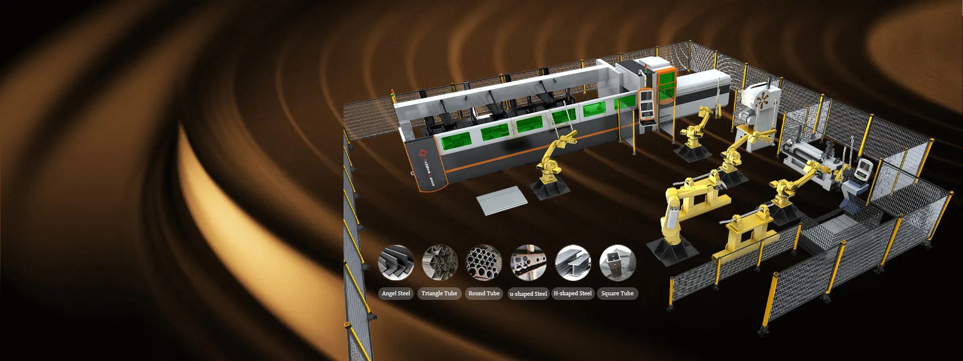 We Customize Tube Laser Cutting Machine for Different Metal Tube Processing Line