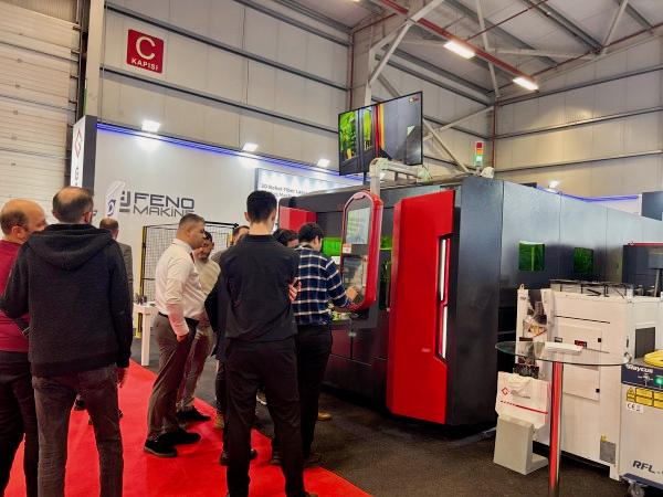 golden laser sheet metal laser cutting machine at BUMA TECH2024 Turkey