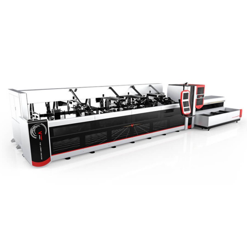 1000w 1500w Stainless Steel Tube And Iron Pipe Fiber Laser Cutting Machine